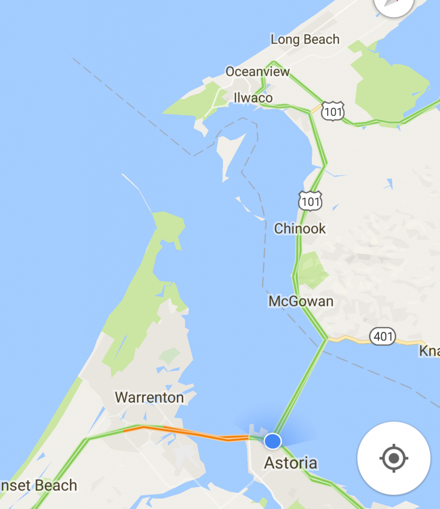 I taught Emma about Google Maps on the way and she loved it! She kept wanting to watch the little blue dot move.